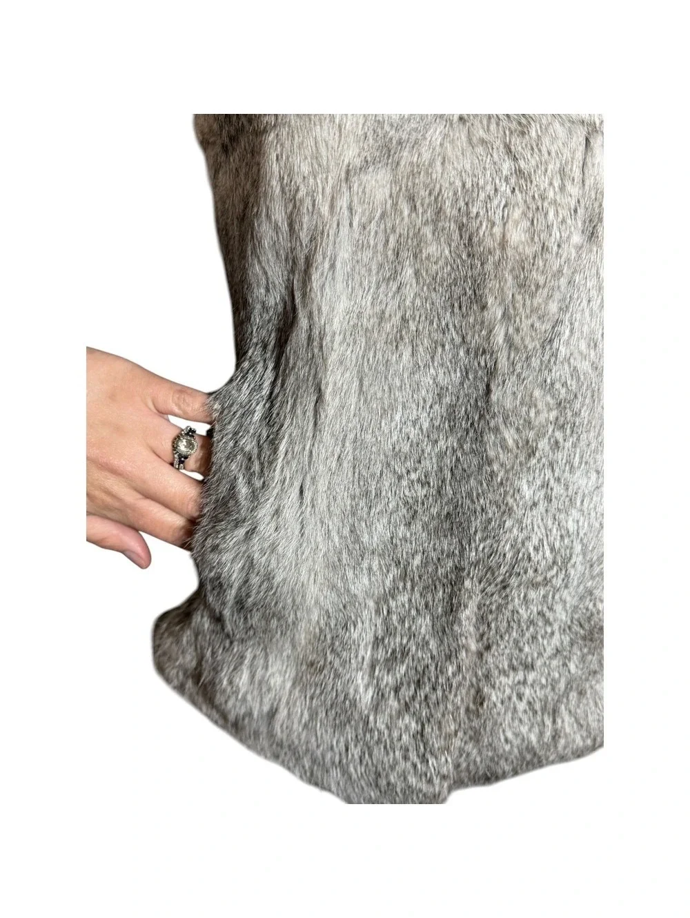 Michael Kors Real Rabbit Fur Vest Size XS